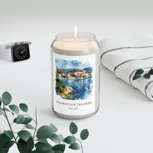 Dalmatian Islands, Croatia scented soy candle