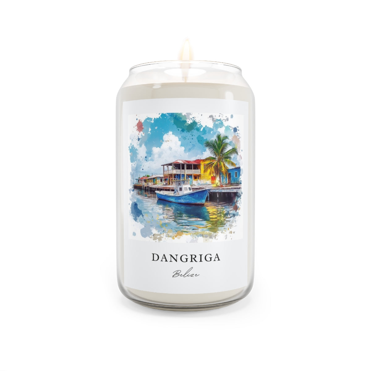 Dangriga, Belize scented soy candle
