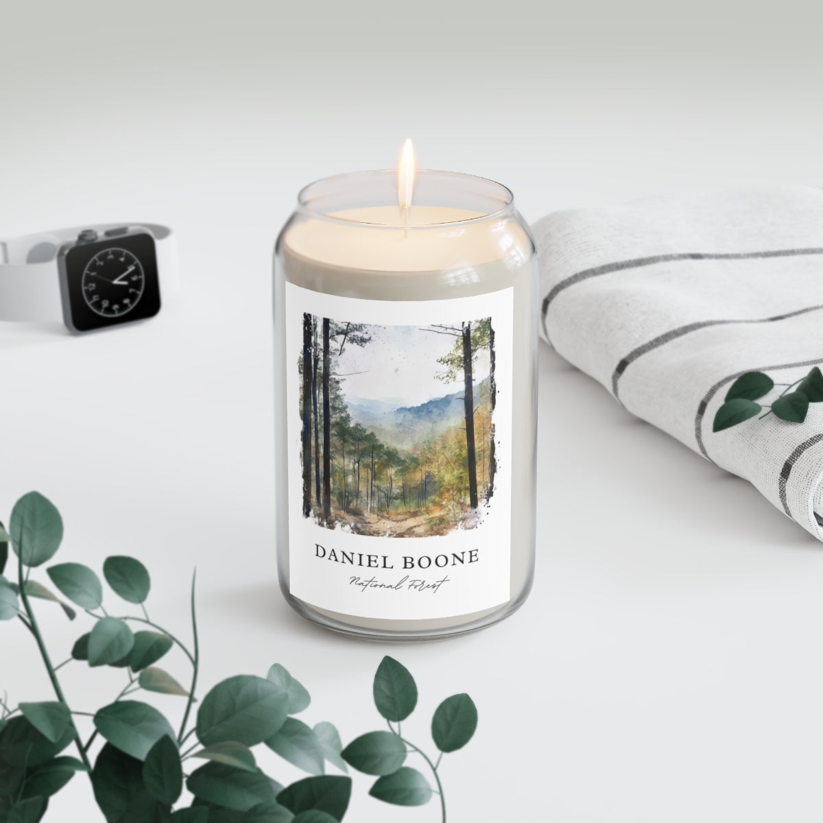 Daniel Boone, National Forest scented soy candle