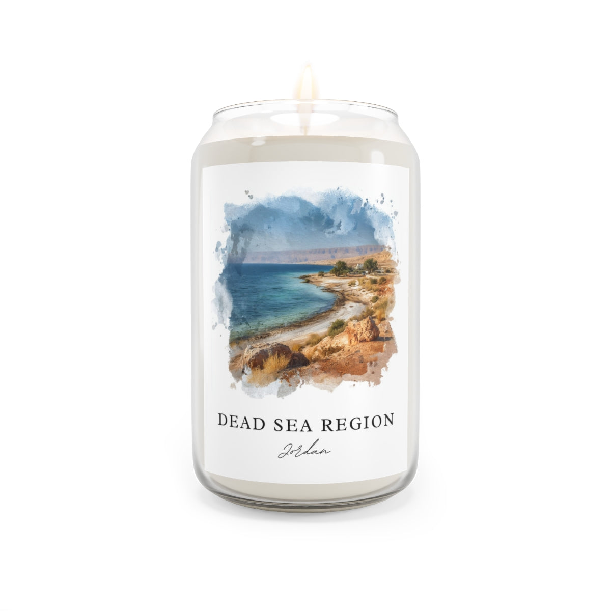 Dead Sea Region, Jordan scented soy candle