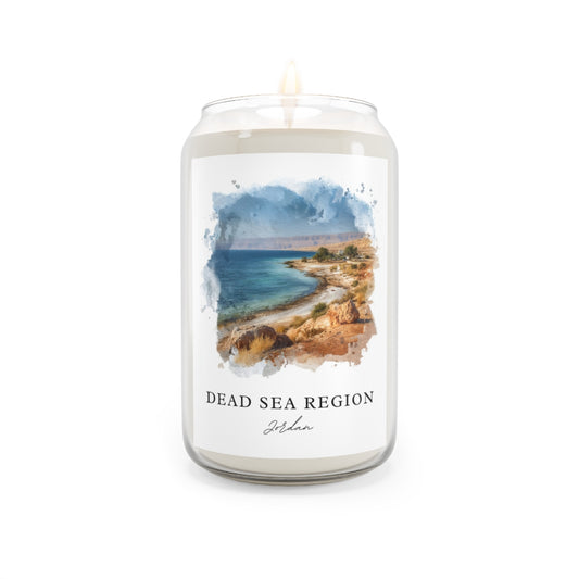 Dead Sea Region, Jordan scented soy candle