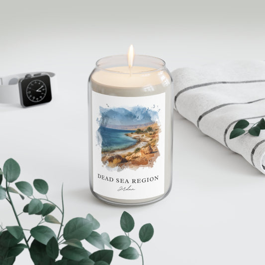 Dead Sea Region, Jordan scented soy candle