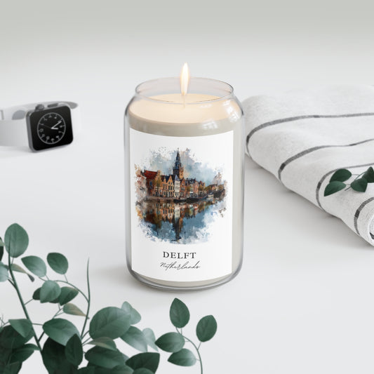 Delft, Netherlands scented soy candle