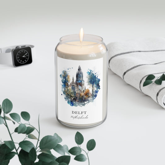 Delft, Netherlands scented soy candle