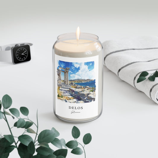 Delos, Greece scented soy candle