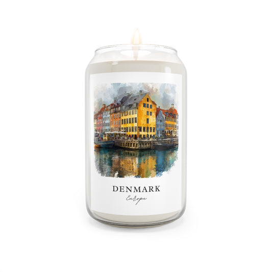 Denmark, Europe scented soy candle