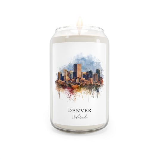 Denver, Colorado scented soy candle