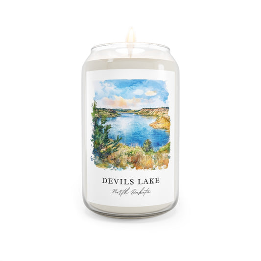 Devils Lake, North Dakota scented soy candle