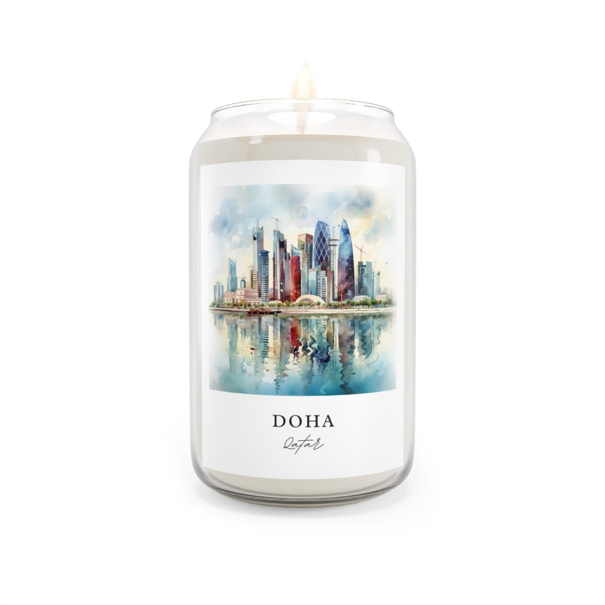 Doha, Qatar scented soy candle