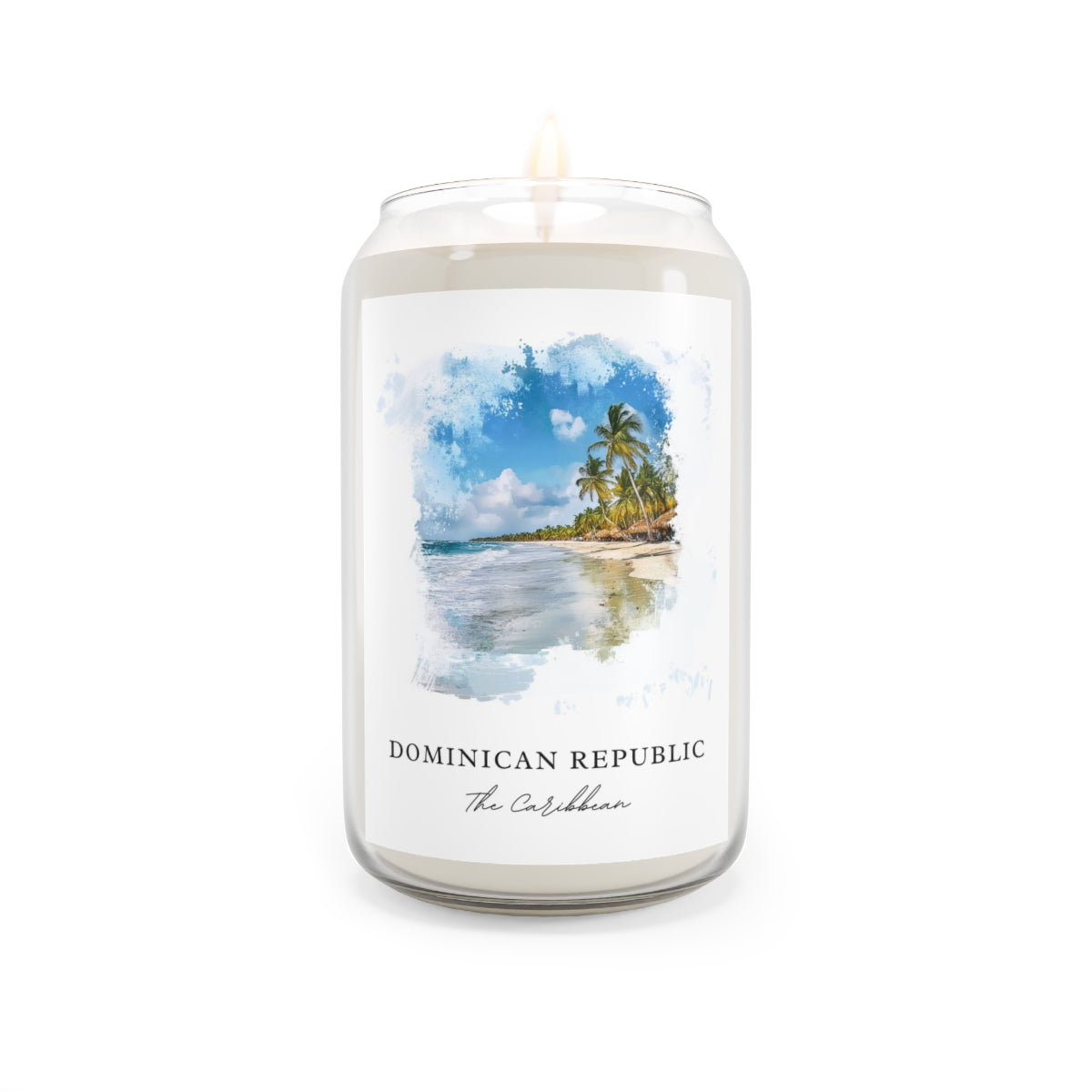 Dominican Republic, The Caribbean scented soy candle