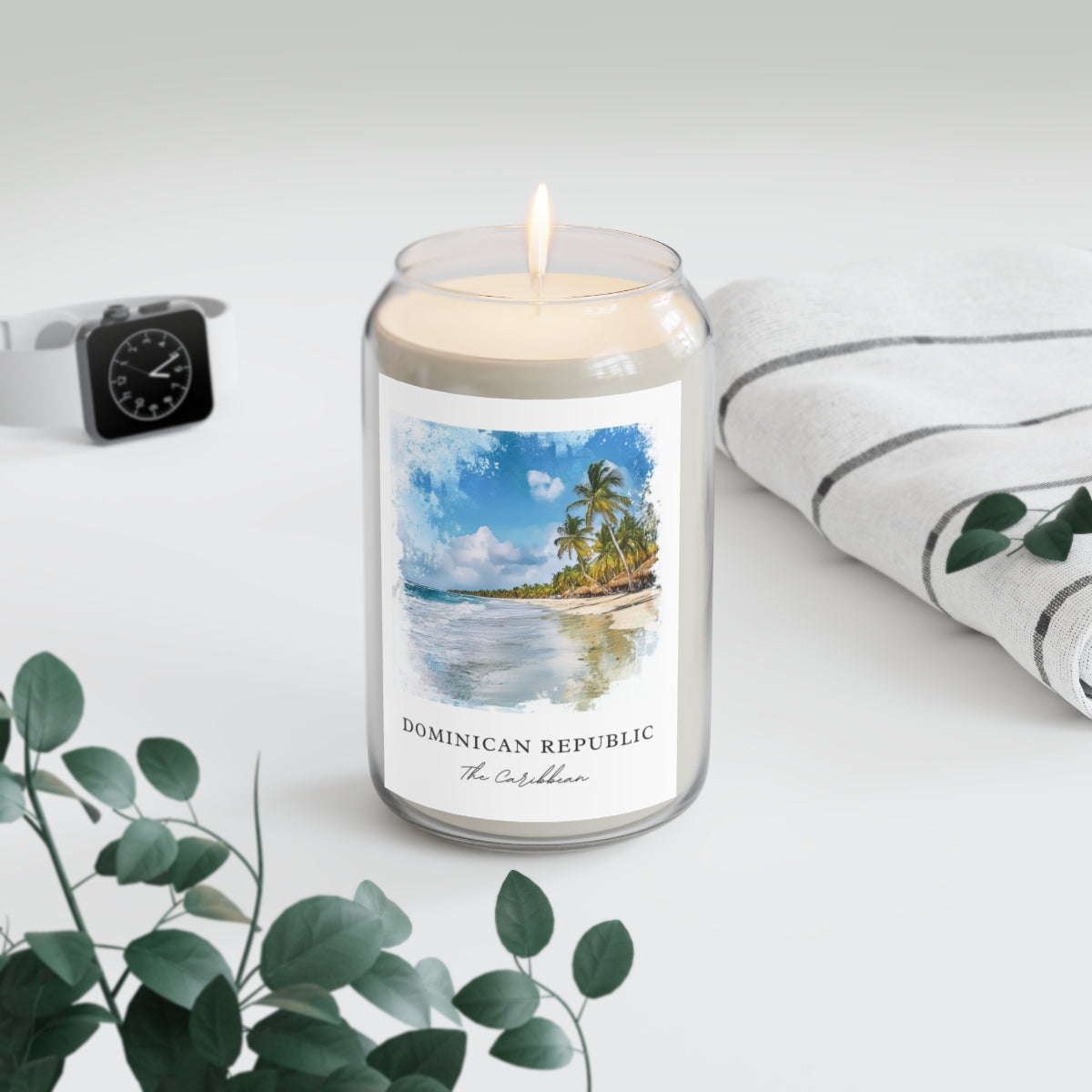 Dominican Republic, The Caribbean scented soy candle