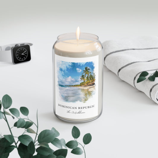 Dominican Republic, The Caribbean scented soy candle