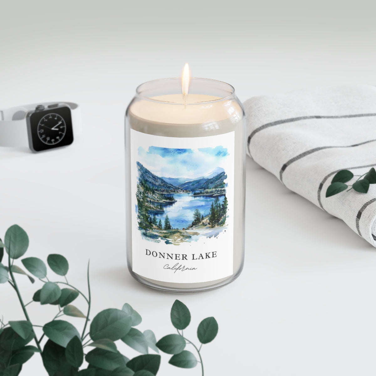 Donner Lake, California scented soy candle