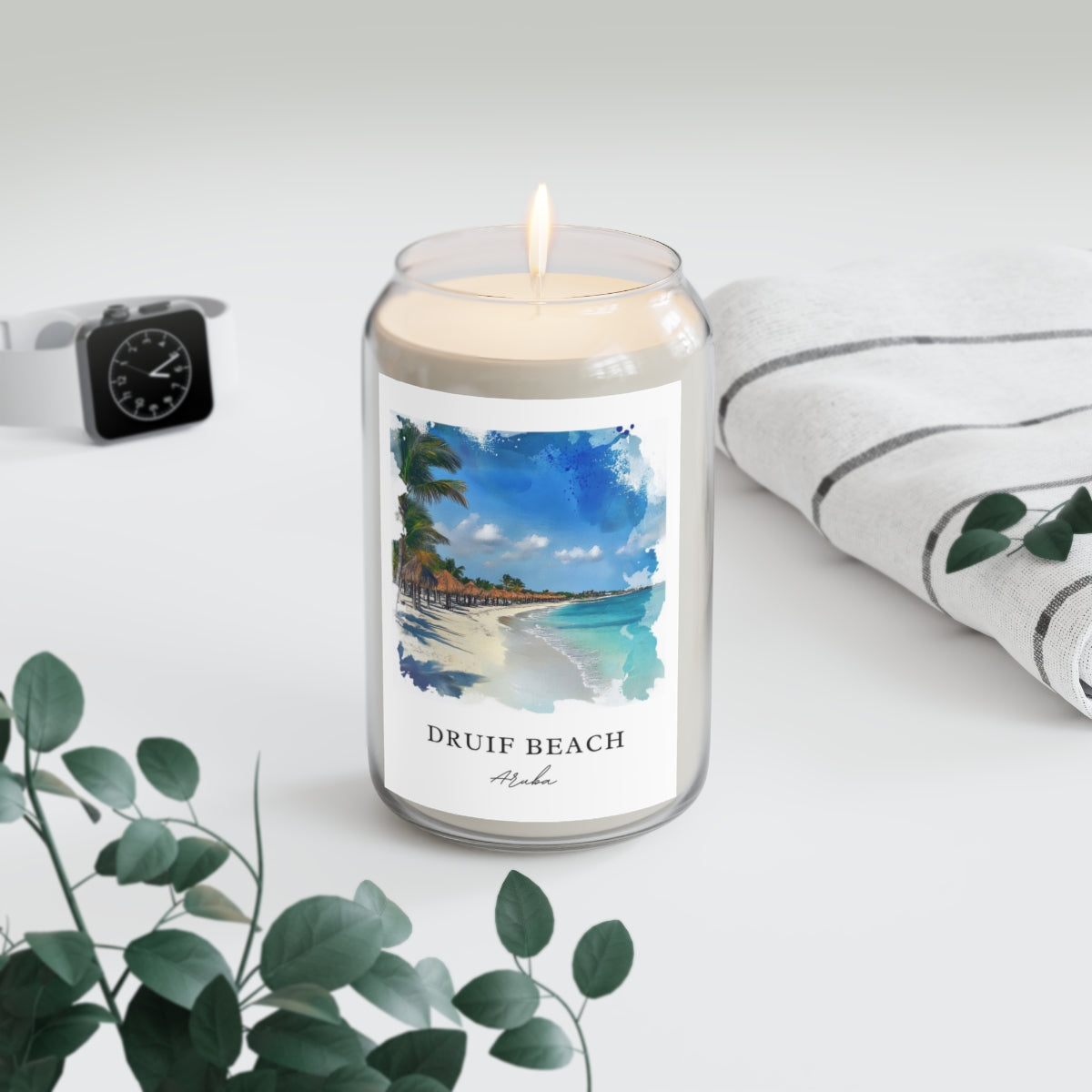 Druif Beach, Aruba scented soy candle