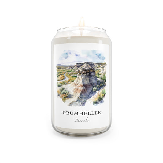 Drumheller, Canada scented soy candle