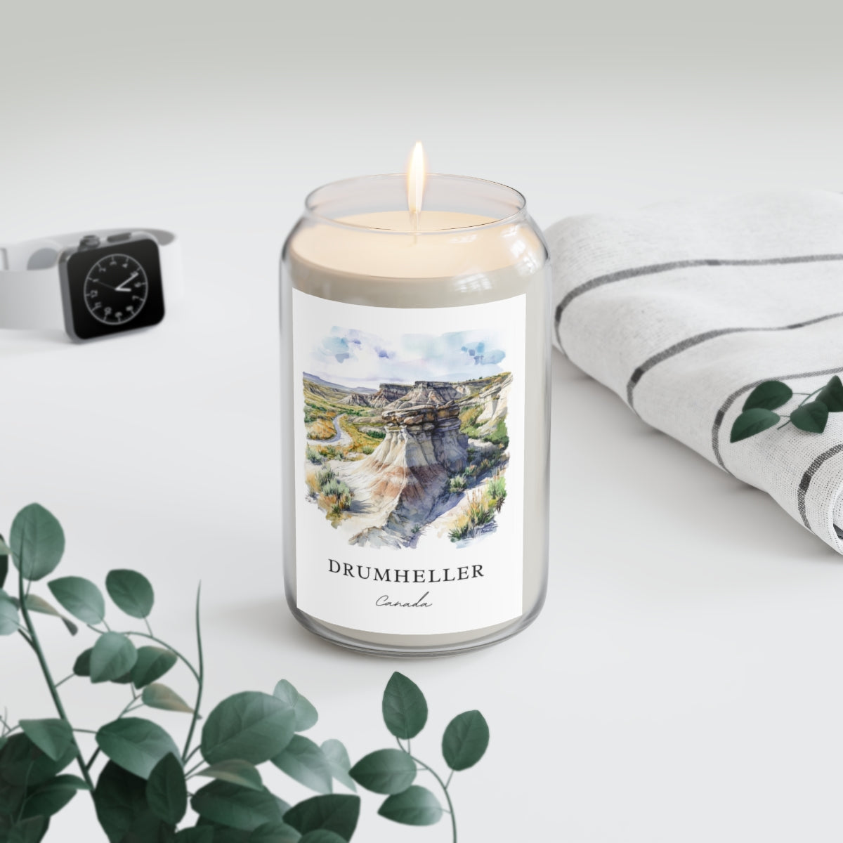 Drumheller, Canada scented soy candle