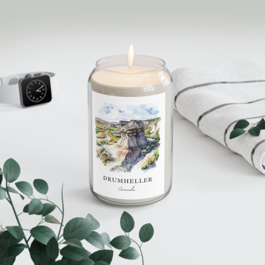 Drumheller, Canada scented soy candle