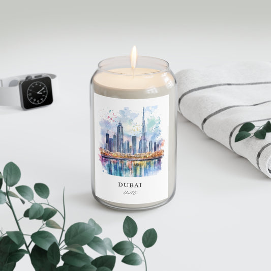 Dubai, UAE scented soy candle