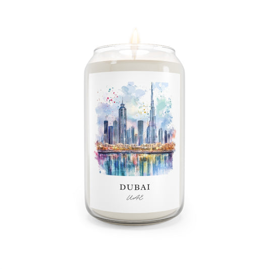 Dubai, UAE scented soy candle