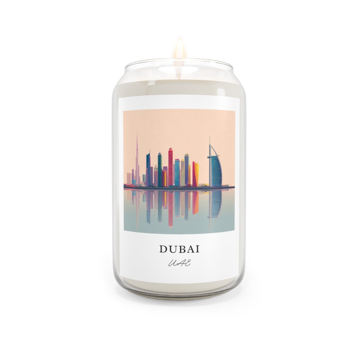 Dubai, UAE scented soy candle