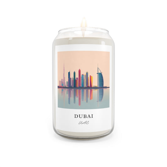 Dubai, UAE scented soy candle