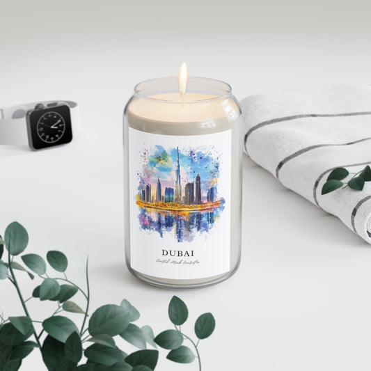 Dubai, United Arab Emirates scented soy candle