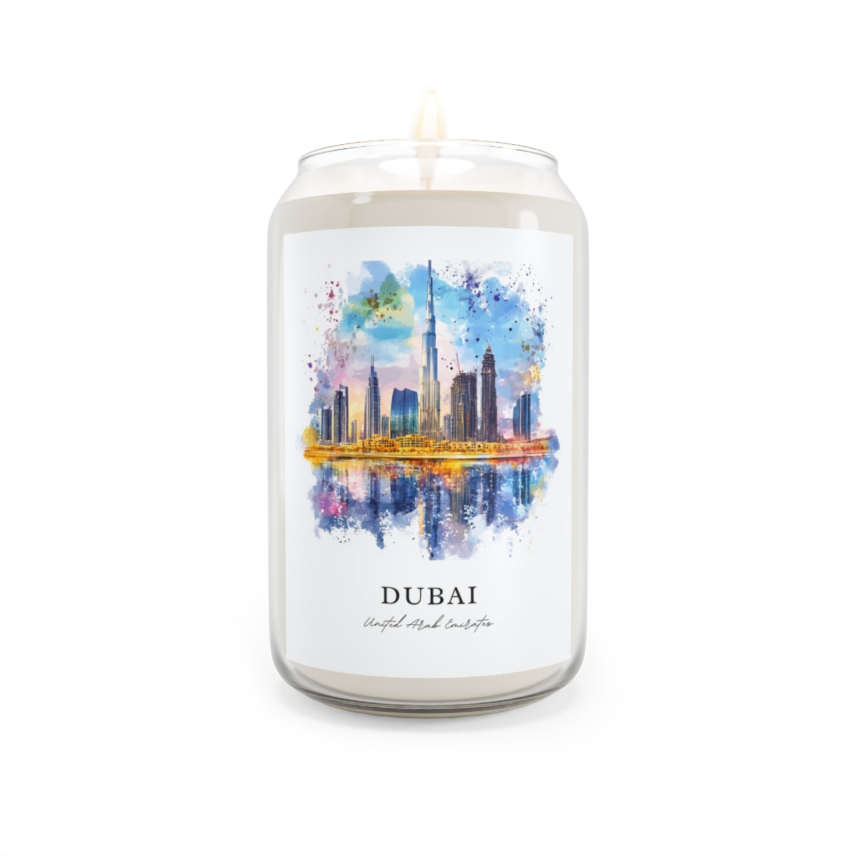 Dubai, United Arab Emirates scented soy candle
