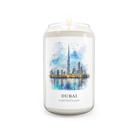 Dubai, United Arab Emirates scented soy candle