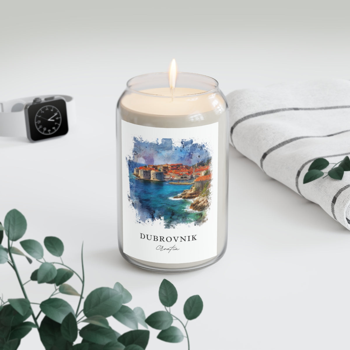 Dubrovnik, Croatia scented soy candle