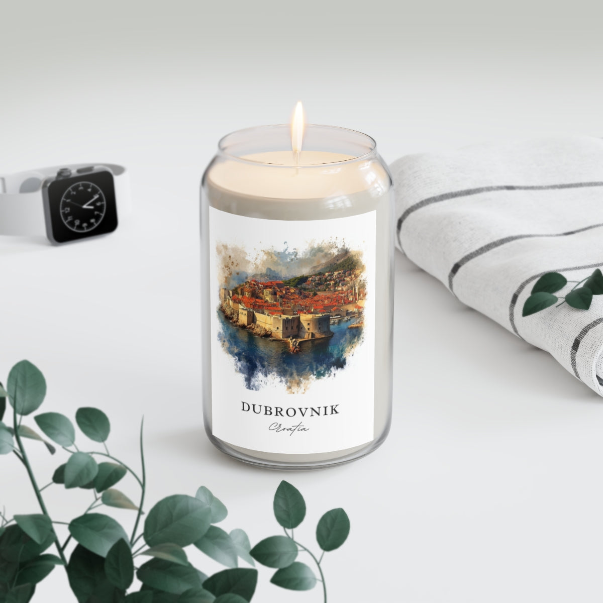 Dubrovnik, Croatia scented soy candle
