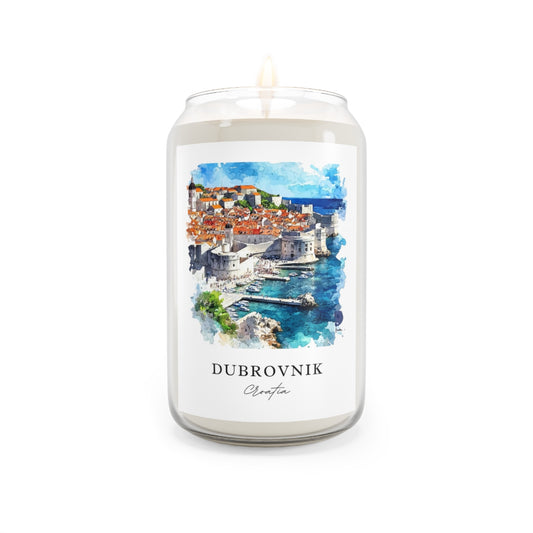 Dubrovnik, Croatia scented soy candle