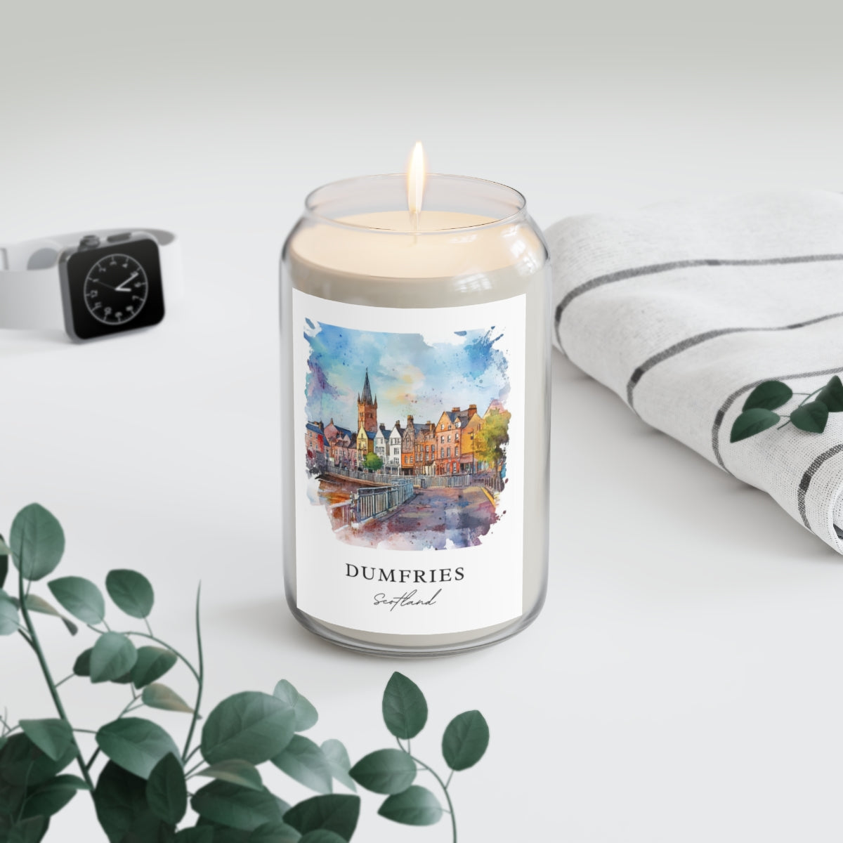 Dumfries, Scotland scented soy candle