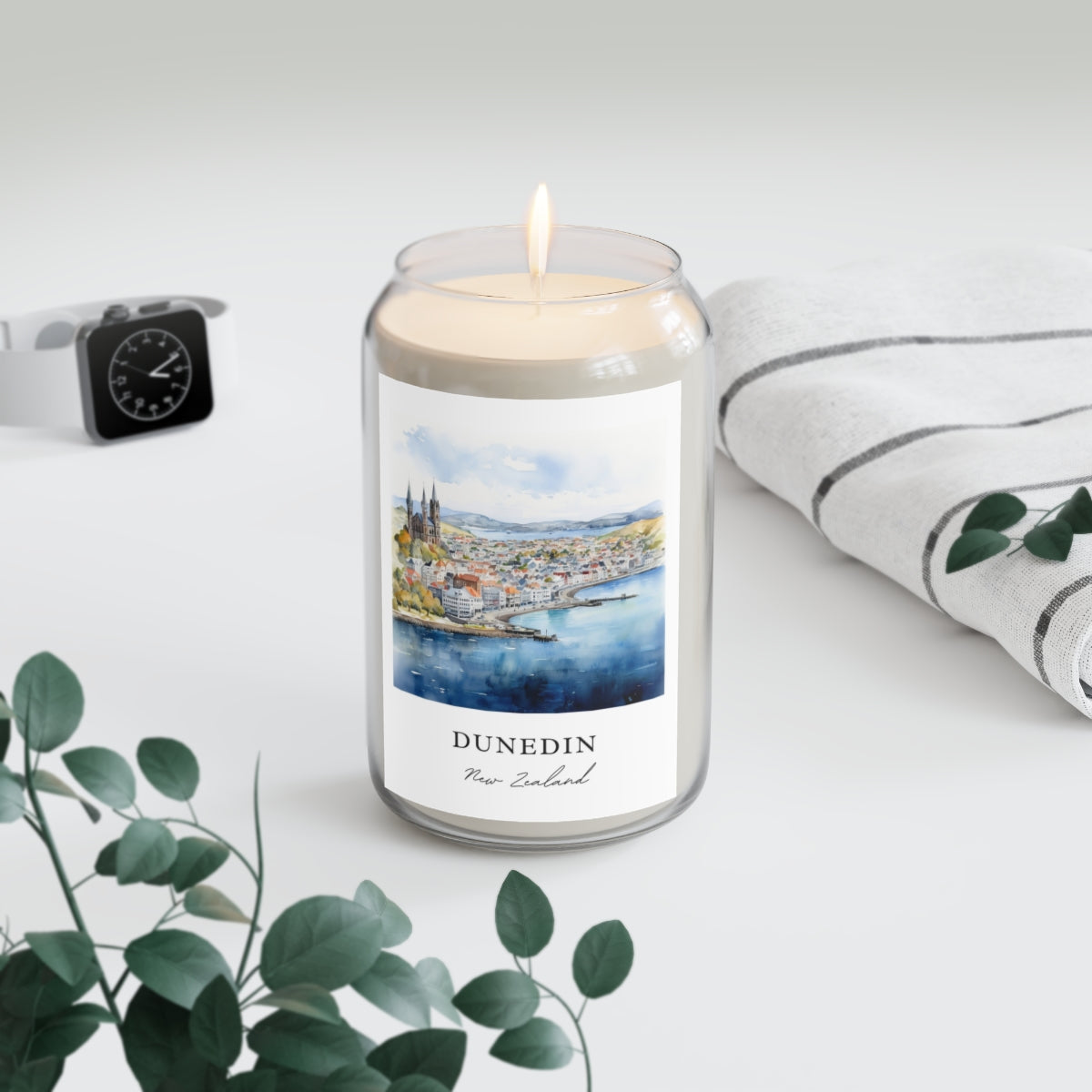 Dunedin, New Zealand scented soy candle