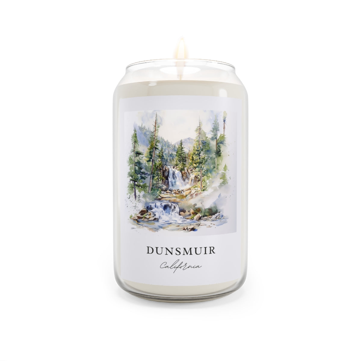 Dunsmuir, California scented soy candle