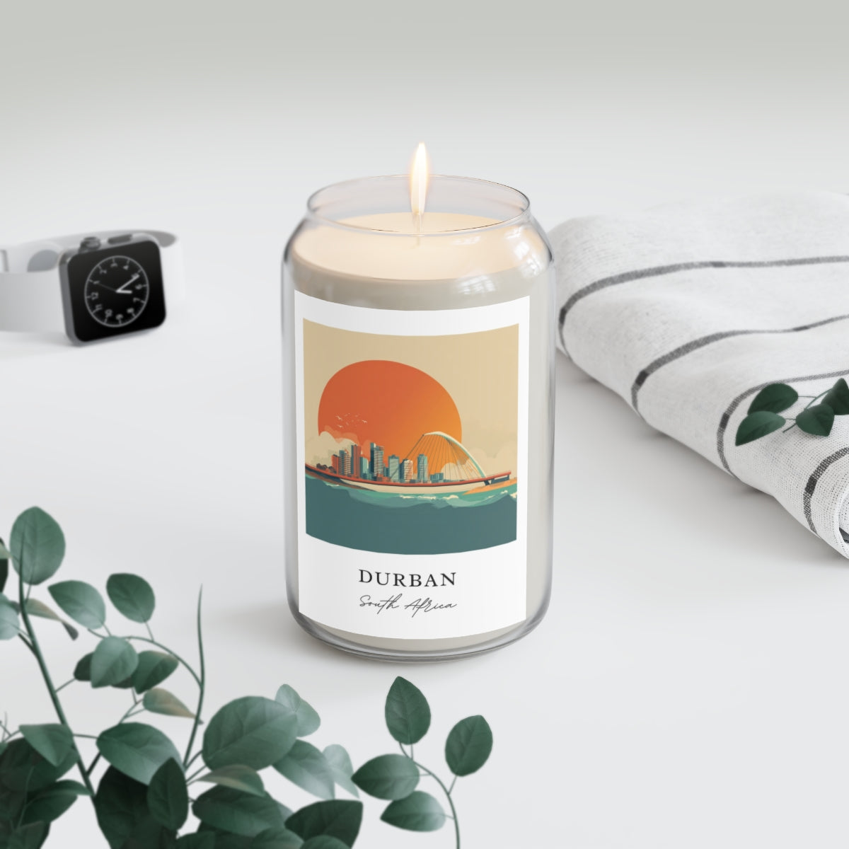 Durban, South Africa scented soy candle