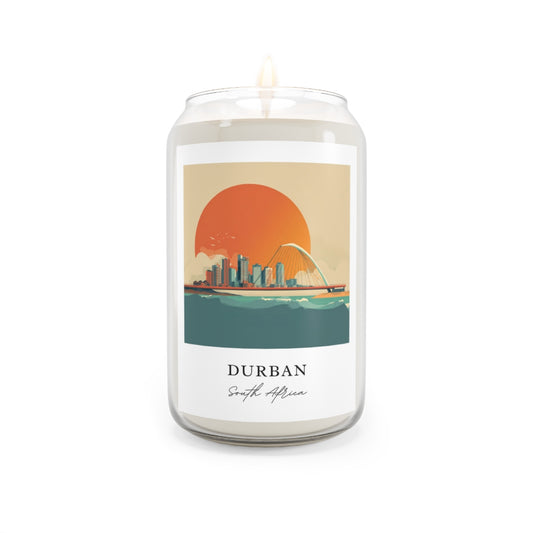 Durban, South Africa scented soy candle