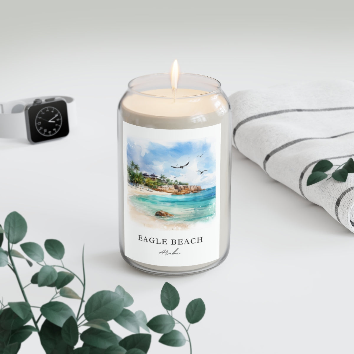 Eagle Beach, Aruba scented soy candle