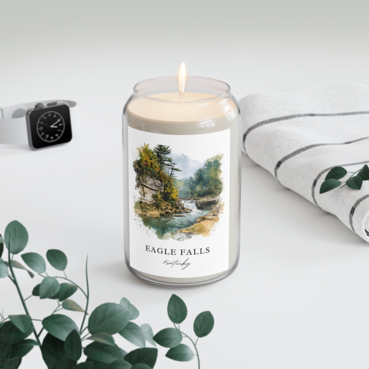 Eagle Falls, Kentucky scented soy candle