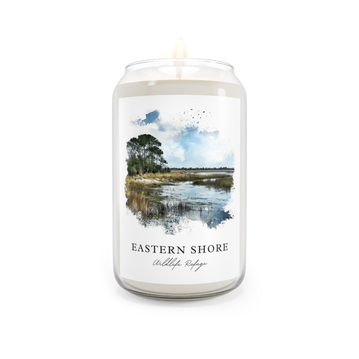 Eastern Shore, Wildlife Refuge scented soy candle