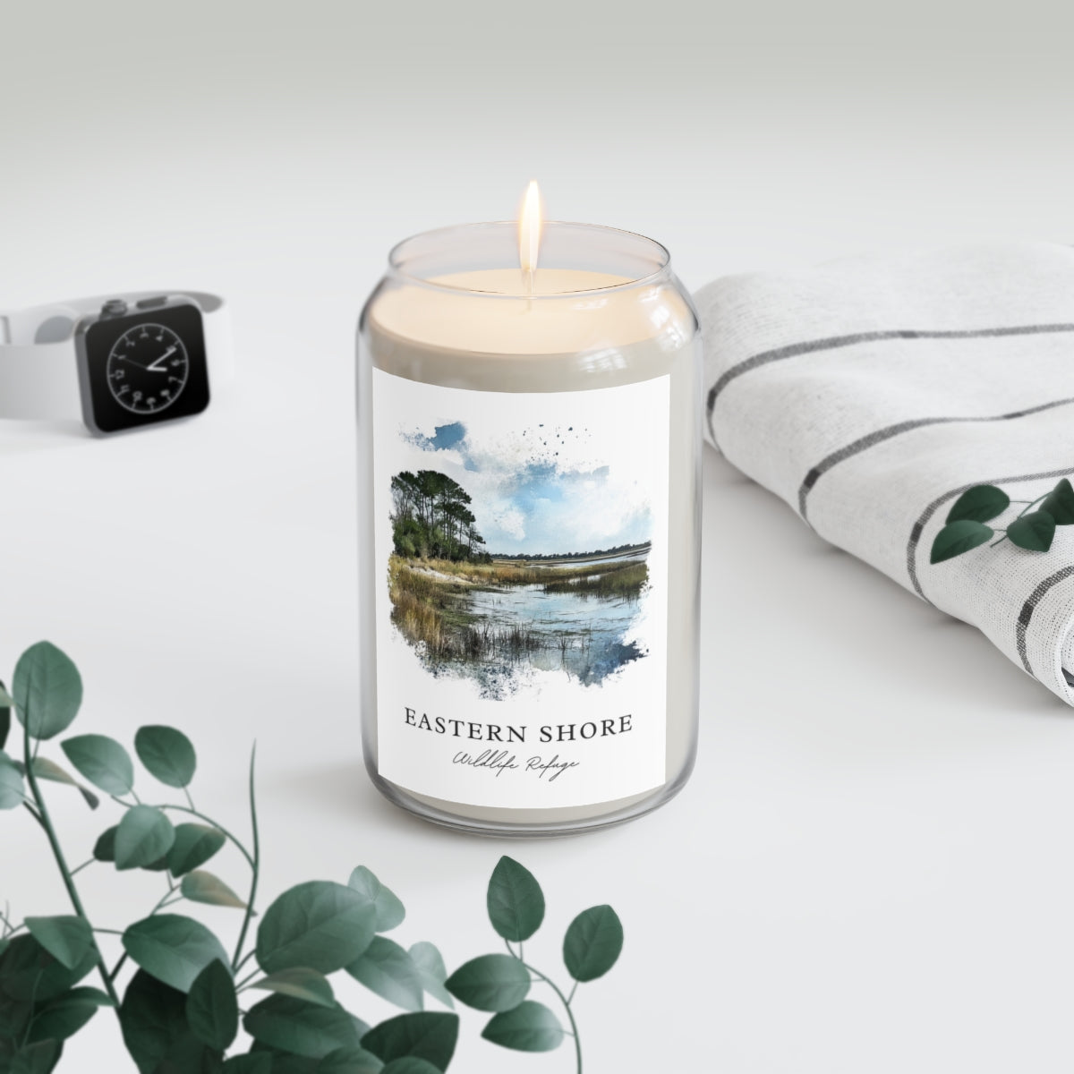 Eastern Shore, Wildlife Refuge scented soy candle
