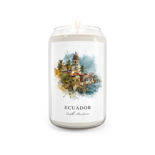 Ecuador, South America scented soy candle