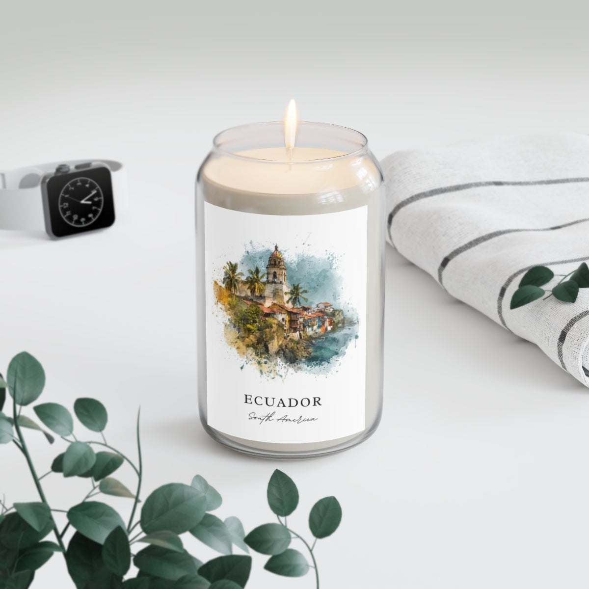 Ecuador, South America scented soy candle
