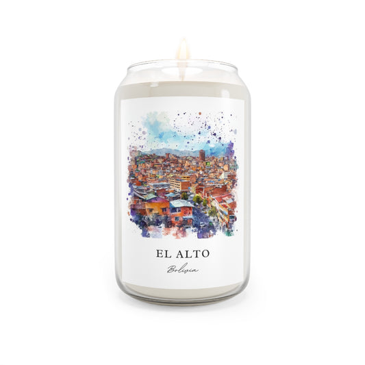 El Alto, Bolivia scented soy candle