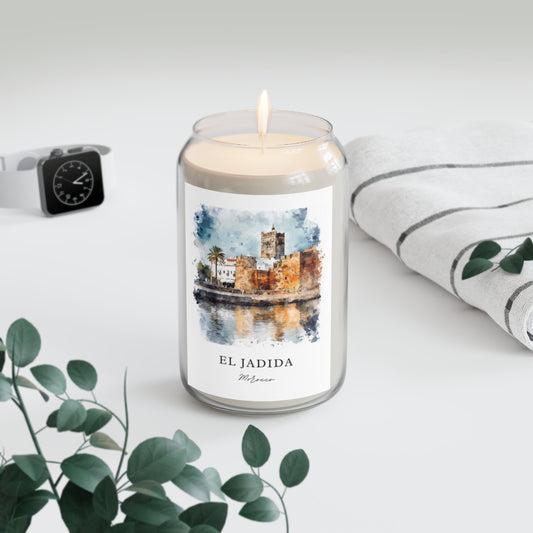 El Jadida, Morocco scented soy candle