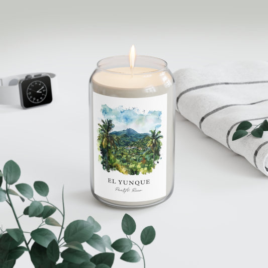 El Yunque, Puerto Rico scented soy candle