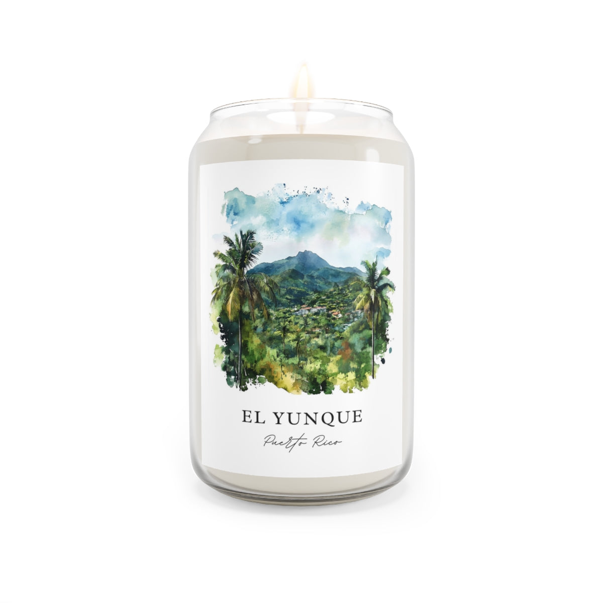 El Yunque, Puerto Rico scented soy candle