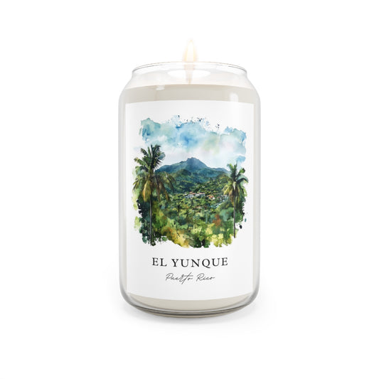 El Yunque, Puerto Rico scented soy candle