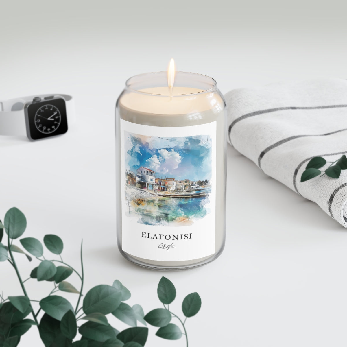 Elafonisi, Crete scented soy candle