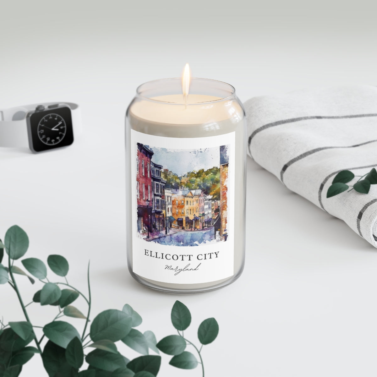 Ellicott City, Maryland scented soy candle