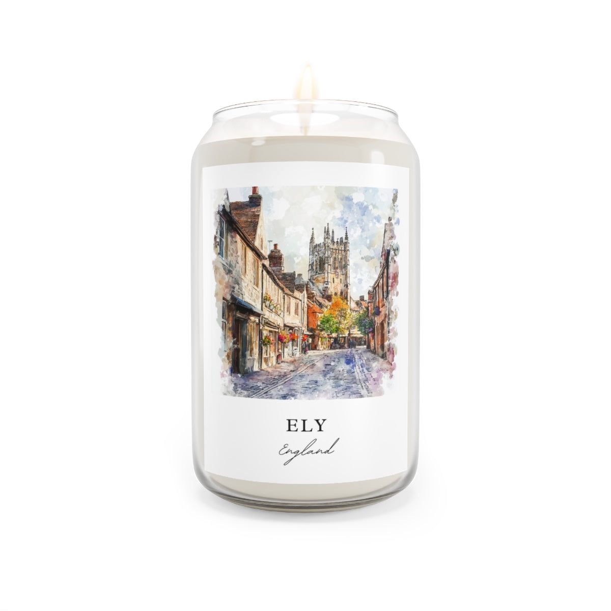 Ely, England scented soy candle